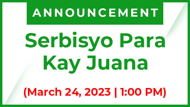 Serbisyo Para Kay Juana