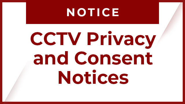 CCTV Privacy and Consent Notices
