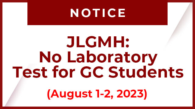 JLGMH: No Laboratory Test