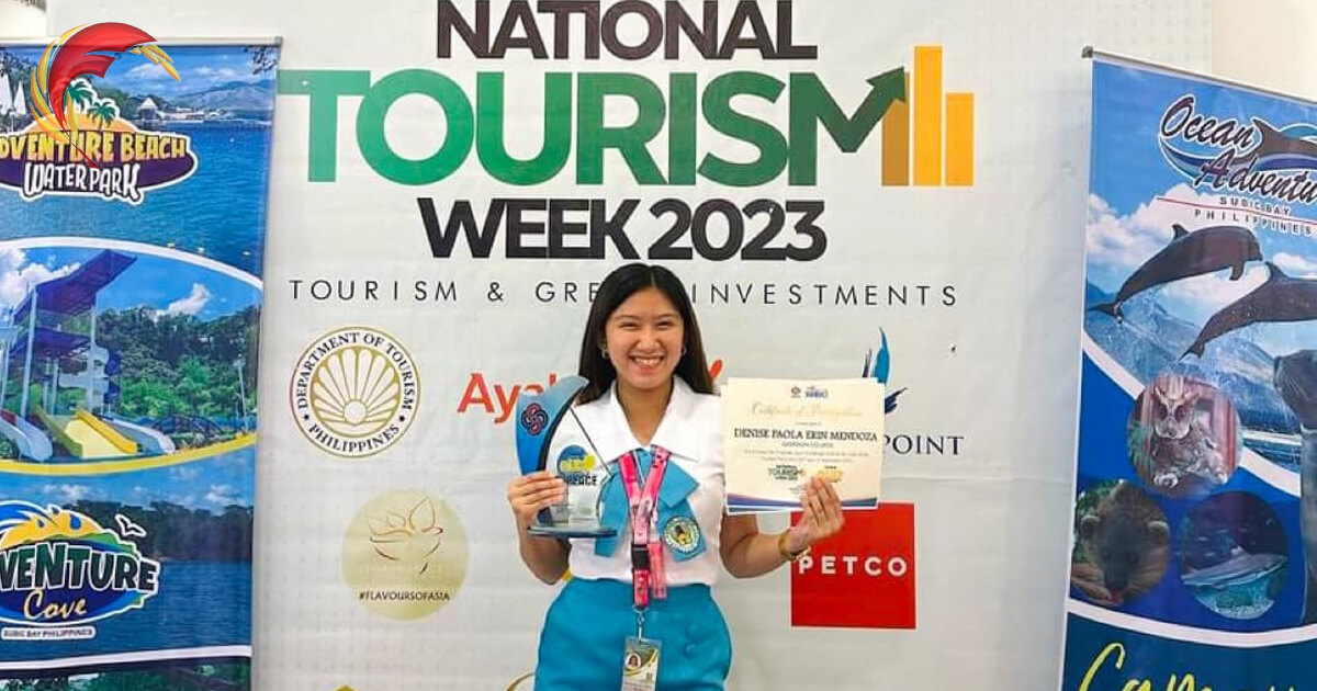 GC’s Denise Mendoza Secures Impressive 2nd Place Victory in Tourism Quiz Challenge
