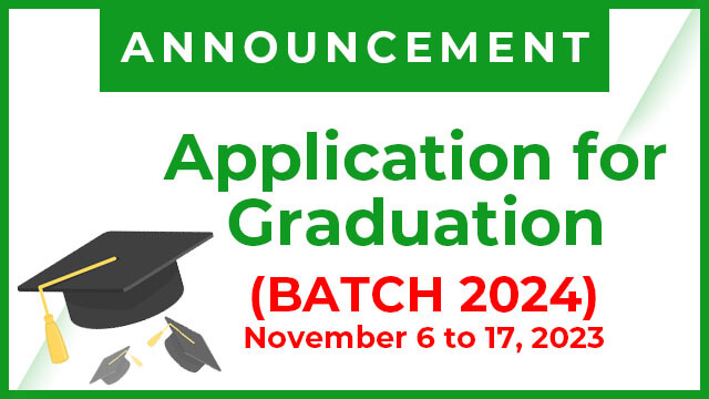 Application for Graduation (Batch 2024)