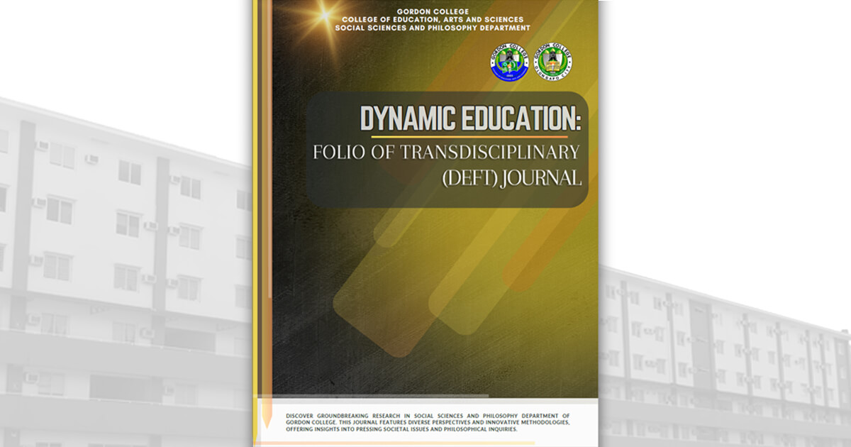 DYNAMIC EDUCATION: FOLIO OF TRANSDISCIPLINARY (DEFT) JOURNAL