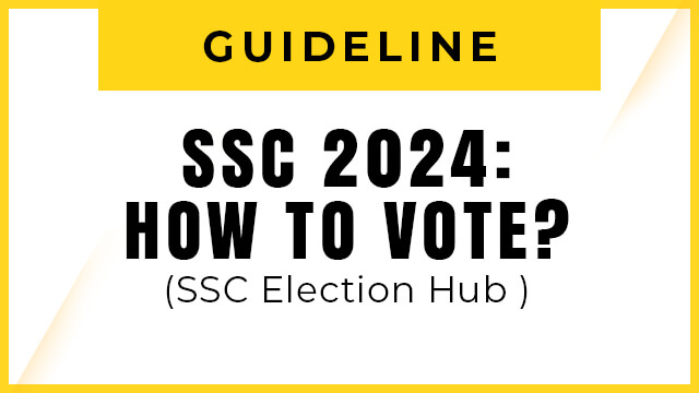 SSC ELECTION 2024: HOW TO VOTE?