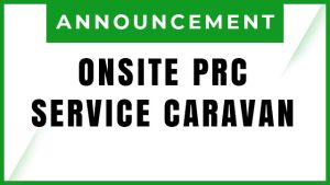 ONSITE PRC SERVICE CARAVAN