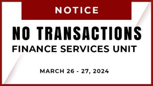 NO TRANSACTION (MARCH 26-27, 2024)