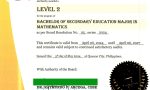 ALCU-COA Certificate Level 2 (BSED-MATH)