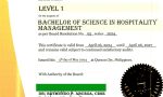 ALCU-COA Certificate Level 1 (BSHM)