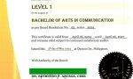 ALCU-COA Certificate Level 1 (BACOMM)