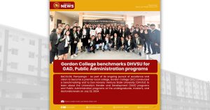 Gordon College benchmarks DHVSU for GAD, Public Administration Programs