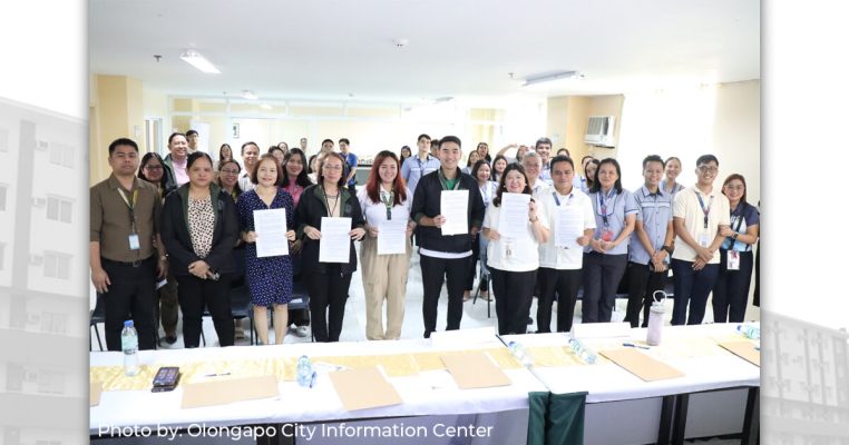 MOA signing between City Government of Olongapo, Department of Education – Schools Division Office of Olongapo, and Gordon College