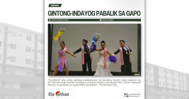 Gintong indayog pabalik sa Gapo