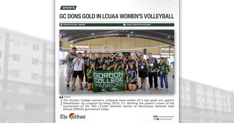 GC dons gold in LCUAA women’s volleyball