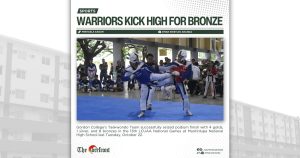 Warriors kick high for bronze