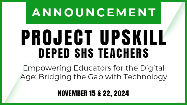 Project Upskill: DepEd Senior High School Teachers