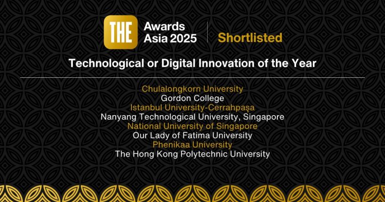 Gordon College Shortlisted for Times Higher Education Awards Asia 2025