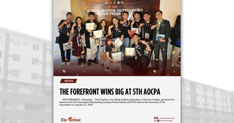 THE FOREFRONT WINS BIG AT 5TH AOCPA