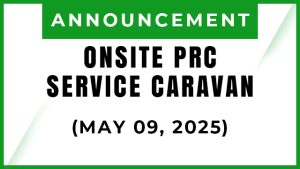 PRC ON-SITE SERVICE CARAVAN 2025