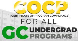 GC receives COCPs of ALL of its undergraduate programs