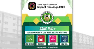 Gordon College Joins the 2025 Times Higher Education Impact Rankings