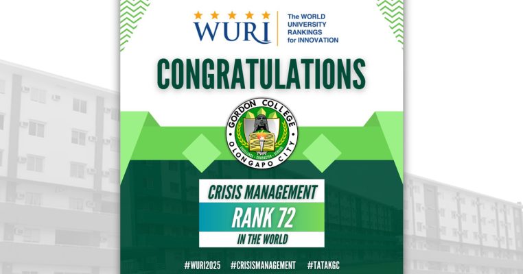 GC, Included in the World University Rankings for Innovation (WURI) 2025