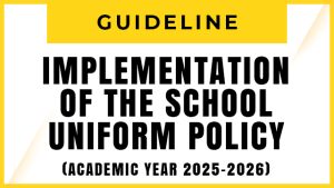 Implementation of the School Uniform Policy
