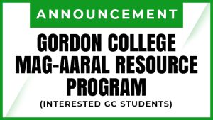 Gordon College Mag-aaral Resource Program
