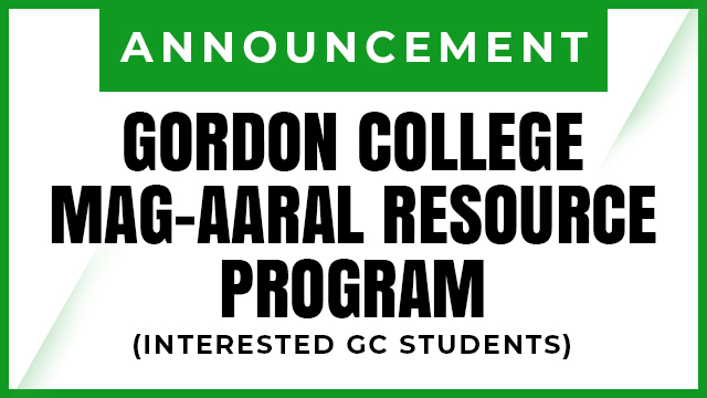 Gordon College Mag-aaral Resource Program