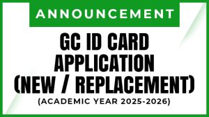 ID Card Application (New/ Replacement)