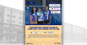CEAS Mentors Women’s Doubles Clear Past CHTM Sharks for the Win