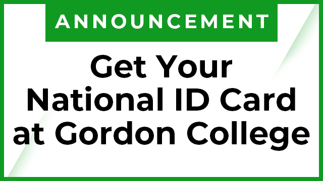 Get Your National ID at GC