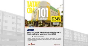 Gordon College Ships Home Double Rank in Customs Broker Licensure Exam 2025