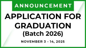 Application for Graduation (Batch 2026)