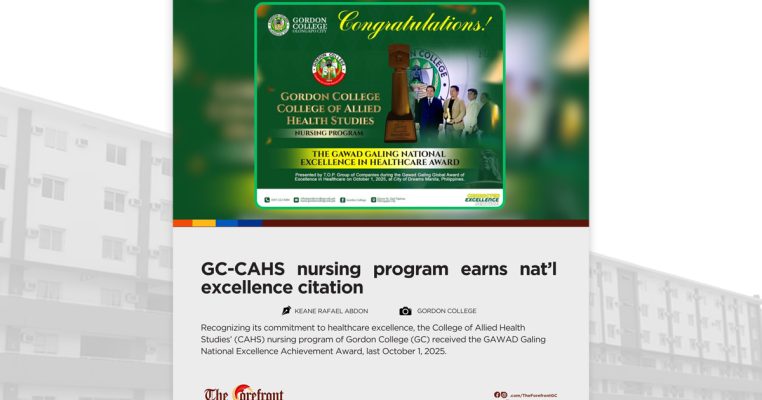 GC-CAHS nursing program earns nat’l excellence citation
