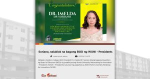 Soriano, naluklok na bagong BOD ng WUNI – Presidents