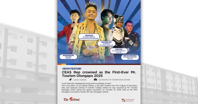 CEAS Rep crowned as the First-Ever Mr. Tourism Olongapo 2025