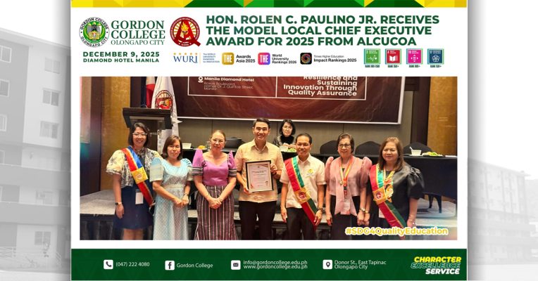HON. ROLEN C. PAULINO JR. RECEIVES THE MODEL LOCAL CHIEF EXECUTIVE AWARD FOR 2025 FROM ALCUCOA