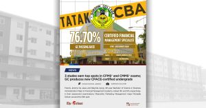 3 studes earn top spots in CFMS and CMMS exams; GC produces new CPACE-certified undergrads