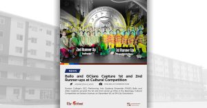 Ballo and GCians Capture 1st and 2nd Runner-ups at Cultural Competition