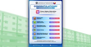 Six Central Luzon HEIs Attain Reporter Status in THE Asia University Rankings 2026