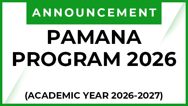 PAMANA PROGRAM 2026