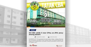 GC-CBA yields 5 new CPAs; ex-JPIA prexy among passers