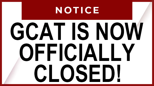 GCAT for A.Y 2026-2027, Now Officially CLOSED
