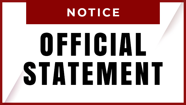 Official Statement
