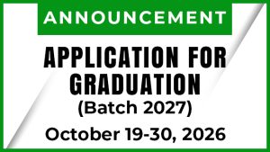 A𝗣𝗣𝗟𝗜𝗖𝗔𝗧𝗜𝗢𝗡 𝗙𝗢𝗥 𝗚𝗥𝗔𝗗𝗨𝗔𝗧𝗜𝗢𝗡 (Batch 2027)