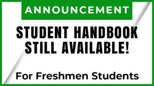 Student Handbook Still Available!