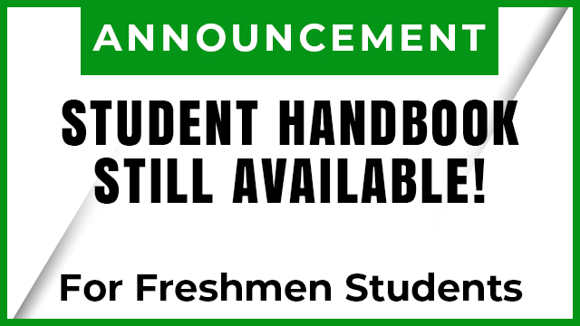 Student Handbook Still Available!